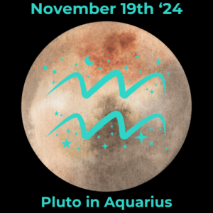 Pluto in Aquarius Blog