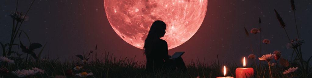 Strawberry Full Moon - blog wide image