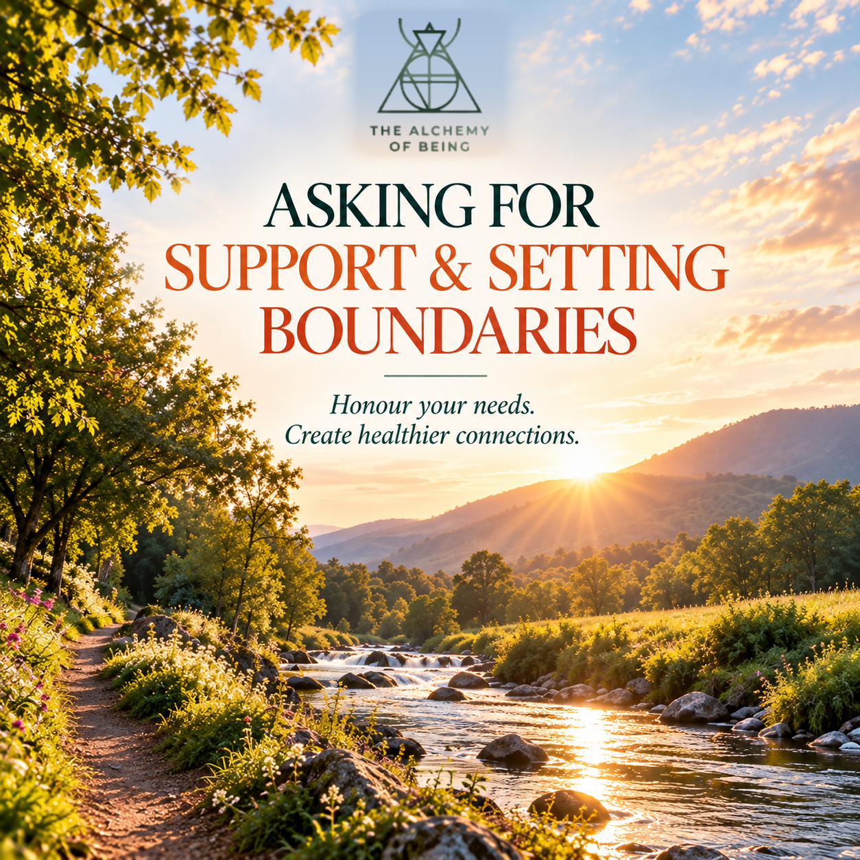 The Mini Guide to Asking for Support & Setting Boundaries cover image
