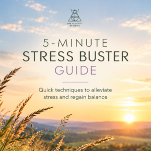 5-Minute Stress Buster: Quick Techniques To Alleviate Stress & Regain Balance